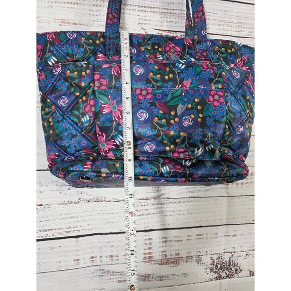 LUG RFID Skyliner Tote Bag Whimsy Black Handbag double shoulder straps - Picture 6 of 6